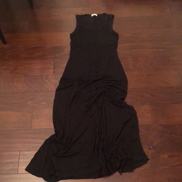 Women’s maxi dress with black lace - Picture 2 of 5